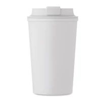 Kép 2/5 - BEIBAKU PLA duplafalú pohár 350 ml, fehér