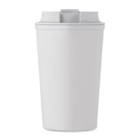Kép 3/5 - BEIBAKU PLA duplafalú pohár 350 ml, fehér