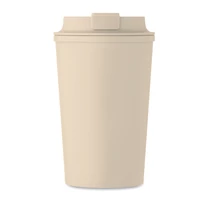 Kép 2/5 - BEIBAKU PLA duplafalú pohár 350 ml, bézs