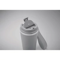 Kép 4/5 - TOPAZ Duplafalú pohár 350 ml, szürke