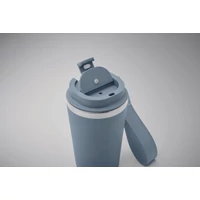 Kép 5/6 - TOPAZ Duplafalú pohár 350 ml, petrolkék