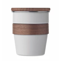 Kép 2/10 - WALNUT Szimplafalú pohár 350 ml, fehér