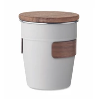 Kép 3/10 - WALNUT Szimplafalú pohár 350 ml, fehér