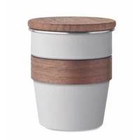 Kép 1/10 - WALNUT Szimplafalú pohár 350 ml, fehér