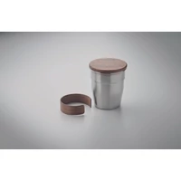 Kép 6/6 - WALNUT Szimplafalú pohár 350 ml, matt ezüst