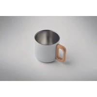 Kép 5/8 - ACERO Duplafalú bögre 350 ml, fehér