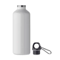Kép 2/3 - CARABI Duplafalú palack 500 ml, fehér