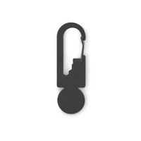 Kép 3/4 - MULTIKEY Multifunkciós érmés kulcstartó, fekete