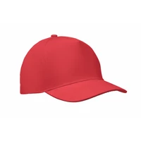 Kép 1/5 - SUNNY 5 panel baseball sapka 180 gr, piros