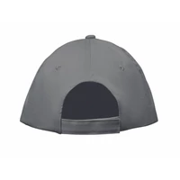 Kép 2/5 - SUNNY 5 panel baseball sapka 180 gr, szürke