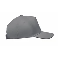 Kép 3/5 - SUNNY 5 panel baseball sapka 180 gr, szürke