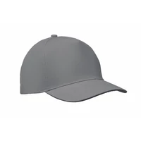Kép 1/5 - SUNNY 5 panel baseball sapka 180 gr, szürke