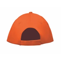 Kép 2/5 - SUNNY 5 panel baseball sapka 180 gr, narancssárga