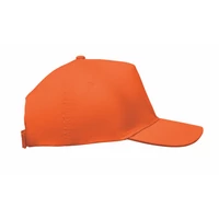 Kép 3/5 - SUNNY 5 panel baseball sapka 180 gr, narancssárga