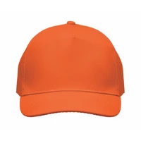 Kép 4/5 - SUNNY 5 panel baseball sapka 180 gr, narancssárga