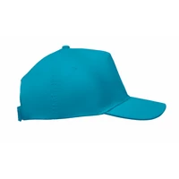 Kép 3/5 - SUNNY 5 panel baseball sapka 180 gr, türkiz