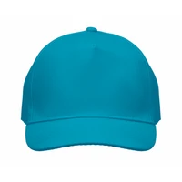 Kép 4/5 - SUNNY 5 panel baseball sapka 180 gr, türkiz