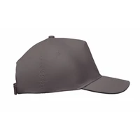 Kép 3/5 - SUNNY 5 panel baseball sapka 180 gr, kőszürke