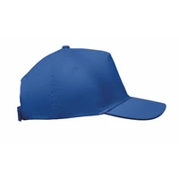Kép 3/5 - SUNNY 5 panel baseball sapka 180 gr, királykék