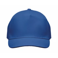 Kép 4/5 - SUNNY 5 panel baseball sapka 180 gr, királykék