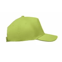 Kép 3/5 - SUNNY 5 panel baseball sapka 180 gr, lime