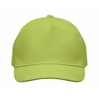 Kép 4/5 - SUNNY 5 panel baseball sapka 180 gr, lime