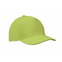 Kép 1/5 - SUNNY 5 panel baseball sapka 180 gr, lime