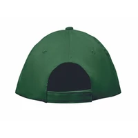 Kép 2/5 - SUNNY 5 panel baseball sapka 180 gr, sötétzöld