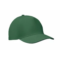 Kép 1/5 - SUNNY 5 panel baseball sapka 180 gr, sötétzöld