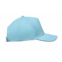 Kép 3/5 - SUNNY 5 panel baseball sapka 180 gr, babakék