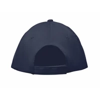 Kép 2/5 - SUNNY 5 panel baseball sapka 180 gr, francia tengerészkék