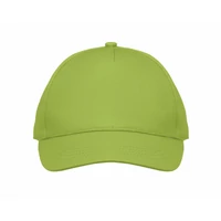 Kép 2/6 - BUZZ KIDS 5 paneles gyerek baseballsapka, lime