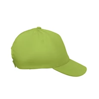 Kép 3/6 - BUZZ KIDS 5 paneles gyerek baseballsapka, lime