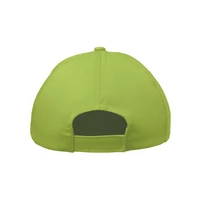 Kép 4/6 - BUZZ KIDS 5 paneles gyerek baseballsapka, lime