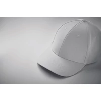 Kép 3/5 - BAHAMAS 6 paneles pamut baseball sapka, fehér