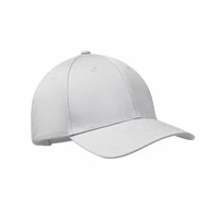 Kép 1/5 - BAHAMAS 6 paneles pamut baseball sapka, fehér