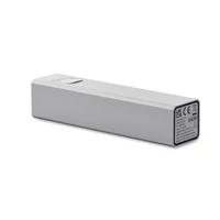 Kép 4/5 - POWERALUC 2600 mAh powerbank akkumulátor, matt ezüst