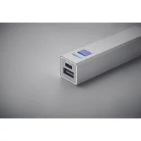 Kép 5/5 - POWERALUC 2600 mAh powerbank akkumulátor, matt ezüst