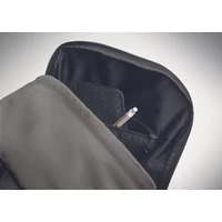 Kép 7/14 - LEIRUR 15 colos laptop hátizsák, kőszürke