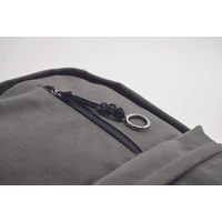Kép 10/14 - LEIRUR 15 colos laptop hátizsák, kőszürke