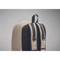 Kép 4/15 - LEIRUR 15 colos laptop hátizsák, natúr