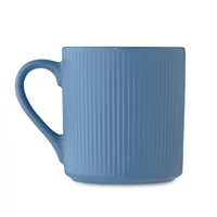 Kép 2/4 - RIBMUG Bordázott kerámia bögre 340 ml, kék