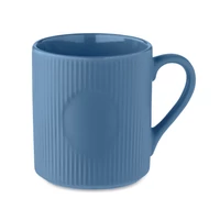 Kép 1/4 - RIBMUG Bordázott kerámia bögre 340 ml, kék