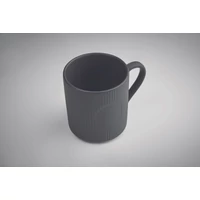 Kép 4/4 - RIBMUG Bordázott kerámia bögre 340 ml, kőszürke