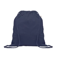 Kép 1/3 - CABETRI COLOUR Újrah. 140g húzózsinóros táska, kék