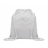 Kép 1/3 - CABETRI COLOUR Újrah. 140g húzózsinóros táska, fehér