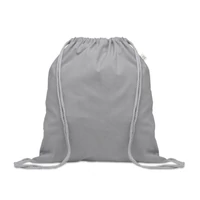 Kép 1/3 - CABETRI COLOUR Újrah. 140g húzózsinóros táska, szürke