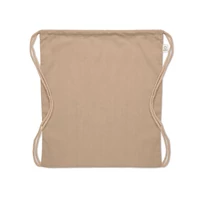 Kép 2/3 - CABETRI COLOUR Újrah. 140g húzózsinóros táska, khaki