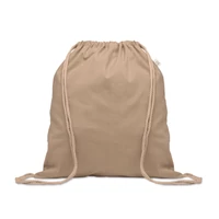 Kép 1/3 - CABETRI COLOUR Újrah. 140g húzózsinóros táska, khaki