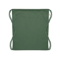 Kép 2/3 - CABETRI COLOUR Újrah. 140g húzózsinóros táska, sötétzöld